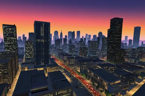 Grand Theft Auto V cityscape, dynamic stock market, in-game trading, Bull Shark Testosterone stocks, Debonaire cigarettes stocks, high-risk investments, smart trading, LCN Exchange, BAWSAQ, insider tr