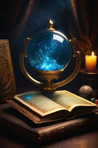 Magic card, fantasy, glowing runes, intricate border, ornate frame, mystical aura, levitating orb, shimmering mist, dark background, mysterious lighting, cinematic composition, 3/4 view, low-angle sho