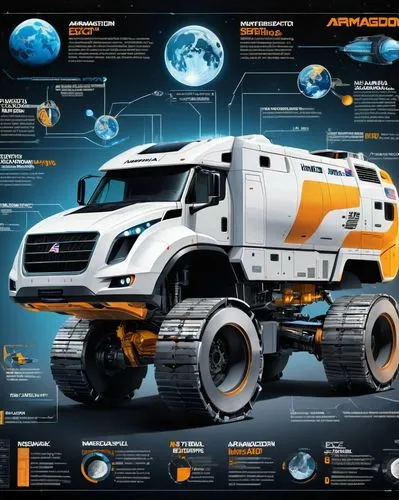 supertruck,armored vehicle,smartruck,cybertruck,armored car,truckmaker,tank truck,moon vehicle,landstar,construction vehicle,telematics,tracked armored vehicle,actros,iveco,armored personnel carrier,large trucks,concrete mixer truck,commercial vehicle,freightliner,powertrains,Unique,Design,Infographics