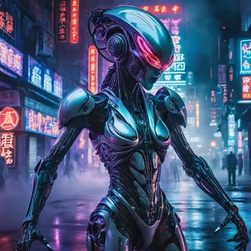 vanu,cyberpunk,motoko,xenomorph,xeno,neon body painting,Conceptual Art,Sci-Fi,Sci-Fi 13