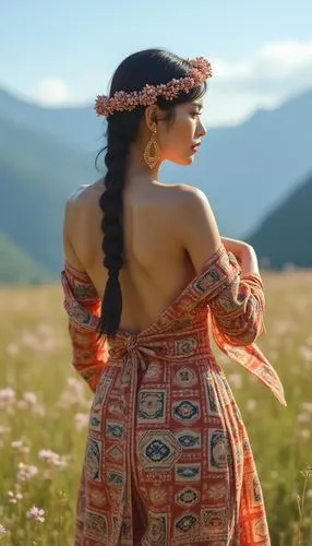 mapuche,mongolian girl,pocahontas,peruvian women,tsimshian,guelaguetza