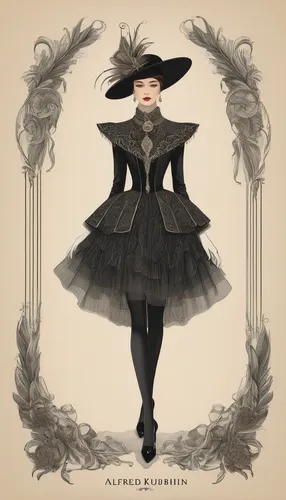 gothic fashion,fashion illustration,fashion vector,fashion doll,dress walk black,marionette,tumbling doll,overskirt,victorian fashion,victorian lady,gothic dress,cd cover,crinoline,victorian style,black rose hip,masquerade,gothic style,fashion dolls,tulle,mourning swan,Illustration,Black and White,Black and White 23