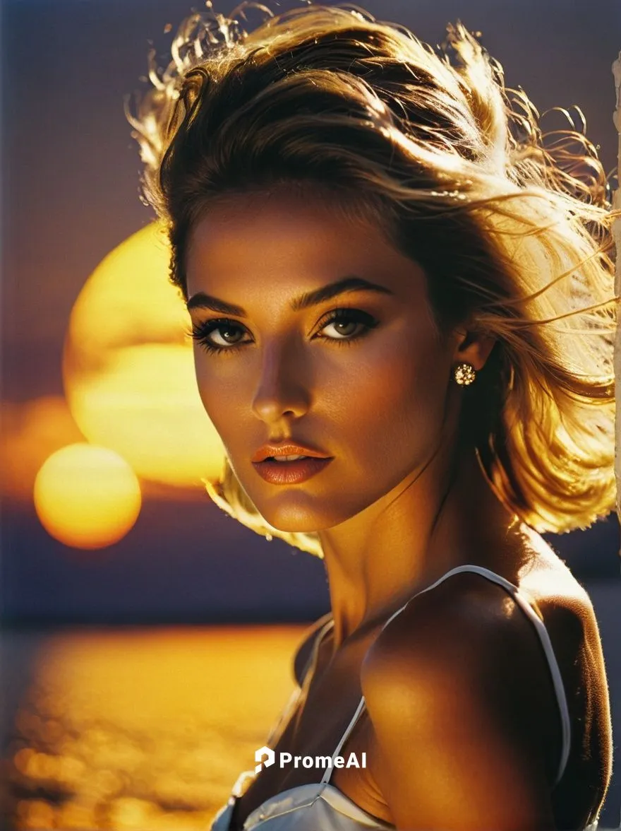 Great imagery and atmosphere! 😀,prinsloo,tereshchuk,goldwell,eleniak,marloes,airbrushed,beautiful young woman,romantic portrait,romantic look,airbrush,sunset glow,beautiful woman,bronzers,golden ligh