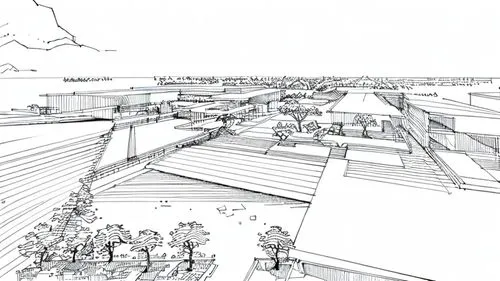 landscape plan,farm yard,street plan,archidaily,solar farm,saltworks,architect plan,straw roofing,kirrarchitecture,multistoreyed,school design,hudson yard,industrial landscape,solar cell base,construction area,inland port,concept art,roof landscape,vegetable market,kubny plan,Design Sketch,Design Sketch,Hand-drawn Line Art