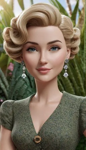 rosalyn,liesel,reinette,tiana,female hollywood actress,sarah walker,Unique,3D,3D Character