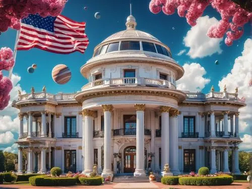 marble palace,palladianism,the white house,bahai,whitehouse,white house,miramare,jeffersonian,americom,istana,wonderworks,us supreme court,lmu,vsu,republicain,mansions,brenau,magnocellular,muskau,temples,Conceptual Art,Sci-Fi,Sci-Fi 30