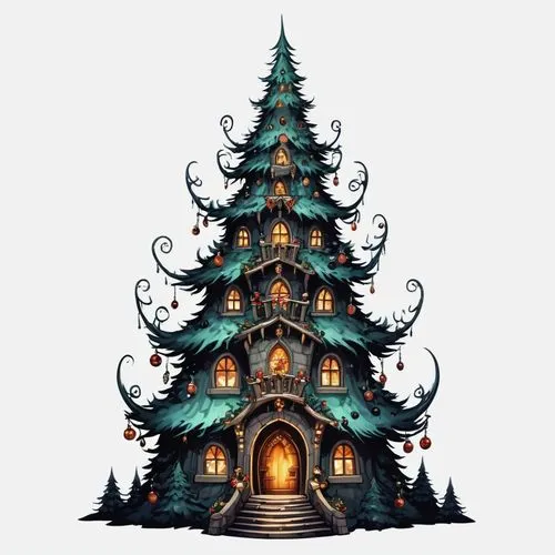 witch's house,witch house,fairy house,fairy chimney,treehouses,houses clipart,Illustration,Abstract Fantasy,Abstract Fantasy 11