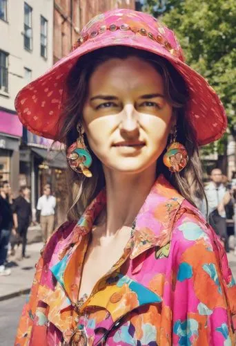 goertzel,parisienne,bloomsday,woman with ice-cream,frida kahlo,turista,mayoress,letizia,geisha,sombrero,mattawoman,lauri,markswoman,retro woman,woman in menswear,flamenca,mock sun hat,amsterdammer,francophile,japanese woman,Photography,Realistic