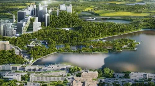 ekaterinburg,autostadt wolfsburg,tianjin,lotte world tower,zhengzhou,shenyang,shanghai disney,nanjing,pyongyang,espoo,the golf valley,tatarstan,minsk,daecheong lake,terraforming,futuristic landscape,pripyat,wuhan''s virus,olympiapark,artificial islands,Architecture,Villa Residence,Modern,Mid-Century Modern