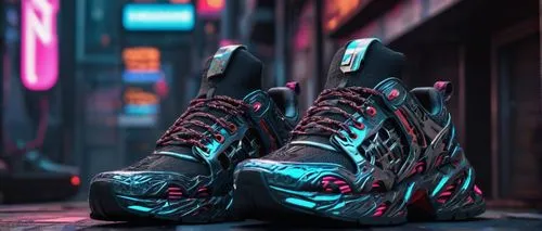 futuristic,cyberpunk,predators,neon ghosts,puma,80's design,neon lights,neon candies,electric,tinker,neon arrows,neon,dancing shoes,flames,biomechanical,neon light,heavy shoes,80s,nerve,active footwear,Conceptual Art,Sci-Fi,Sci-Fi 09