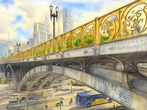 Viaduto Santa Efigênia | São Paulo | Brasil,São Paulo,Centro Historico,Art sketch,Art sketch,Traditional