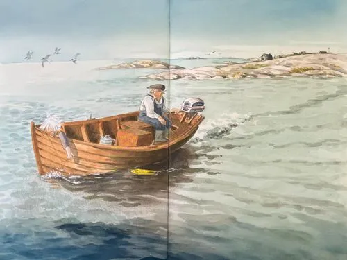 canoeist,boatman,boatmen,dug out canoe,kurelek,seaworthy,colville,boat on sea,dinghy,oarsman,boat landscape,canoe,canoes,coracle,currach,fisherwoman,pescadores,boatpeople,pescador,wooden boat