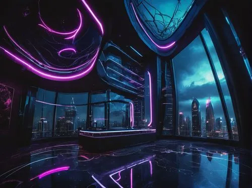 vanu,vdara,tron,cybercity,neon coffee,ufo interior,spaceship interior,neon sign,cyberview,hkmiami,nightclub,futuristic,miami,emp,lair,sky space concept,futuristic landscape,manta,polara,ultra,Illustration,Realistic Fantasy,Realistic Fantasy 47