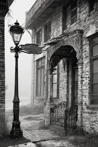 gas lamp,iron street lamp,gaslight,street lamps,street lamp,streetlamps,old victorian,lalaurie,old linden alley,streetlamp,victorian,historic street lighting,lamppost,dishonored,street lantern,soulard,blackburne,new orleans,street light,outdoor street light,Illustration,Black and White,Black and White 11