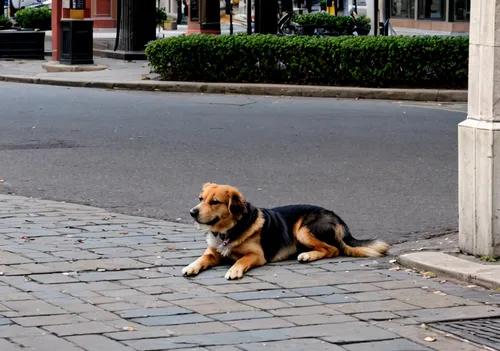 stray dog on road,street dog,small greek domestic dog,dog street,hungarian pointing dog,abandoned dog,bosnian coarse-haired hound,legerhond,stray dog,hanover hound,cão da serra de aires,istrian coarse-haired hound,serbian tricolour hound,russian spaniel,alsatian,pyrenean mastiff,dog-photography,montenegrin mountain hound,estonian hound,outdoor dog