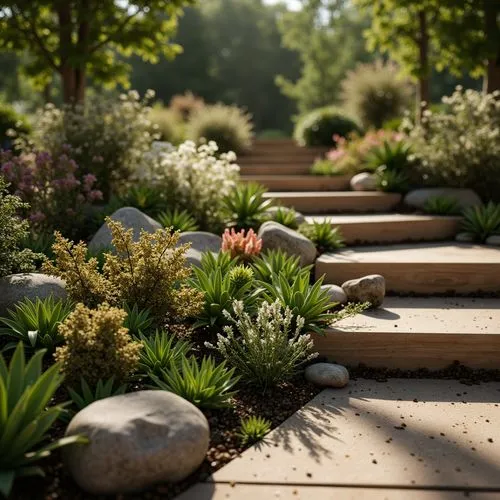 pathway,stone stairs,flowerbeds,landscape designers sydney,landscape design sydney,stone ramp,wooden path,winding steps,xeriscaping,rockery,steps,flower borders,rockeries,landscaped,flower bed,stone garden,walkway,paving stones,plant bed,gardens