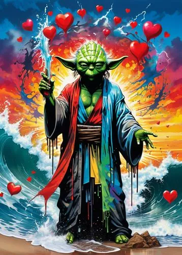 yoda,starwars,jedi,force,cg artwork,true love symbol,star wars,rots,valentines day background,forbidden love,happy valentines day,darth vader,soundcloud icon,heart chakra,vader,darth wader,dark side,handing love,love background,background image,Conceptual Art,Graffiti Art,Graffiti Art 08