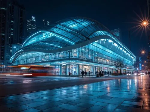 light trails,light trail,osaka station,glass building,trainshed,guangzhou,shenzen,chengdu,chongqing,shanghai,central station,tianjin,calatrava,dongdaemun,hongdan center,longexposure,etfe,long exposure,maglev,subway station,Photography,General,Realistic