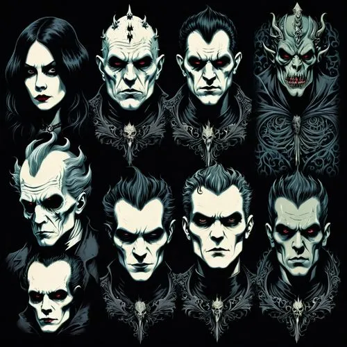 lacedaemonians,volturi,munsters,wishmaster,vladislaus,frankensteins,Illustration,Realistic Fantasy,Realistic Fantasy 46