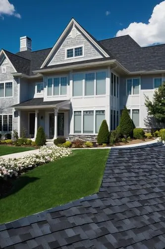 hovnanian,3d rendering,new england style house,landscaped,golf lawn,render,sketchup,turf roof,shingled,subdivision,subdividing,landscaping,exterior decoration,duplexes,garden elevation,simrock,tobermore,fieldstone,driveways,roof landscape,Illustration,Realistic Fantasy,Realistic Fantasy 46