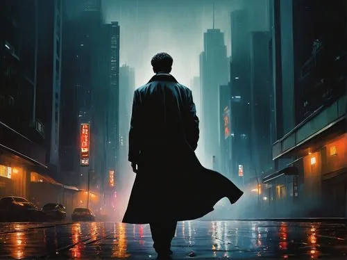 Movie poster, one missed call, mysterious, suspenseful atmosphere, dark tone, cityscape at night, skyscrapers, blurred lights, foggy, misty, rainy, lonely street, single figure, male protagonist, blac