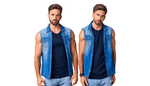 sleeveless shirt,men clothes,vest,denim fabric,jeans pattern,men's wear,boys fashion,carpenter jeans,denim shapes,jeans background,blue-collar worker,bicycle clothing,fir tops,garment,bluejeans,clothing,male model,denims,denim background,one-piece garment,Art,Classical Oil Painting,Classical Oil Painting 23