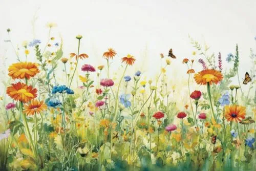 meadow in pastel,flower meadow,meadow flowers,flowering meadow,flower painting,flowers field,flower field,summer meadow,wildflower meadow,field of flowers,watercolour flowers,spring meadow,blanket of flowers,watercolor flowers,small meadow,field flowers,meadow landscape,flower background,wild flowers,wild meadow