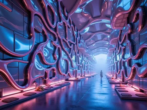 futuristic art museum,spaceship interior,futuristic landscape,ufo interior,cyberia,corridors,hall of the fallen,tron,spaceport,sky space concept,space port,cybercity,cyberspace,scifi,spaceship space,cinema 4d,cyberworld,graecorum,cyberscene,silico