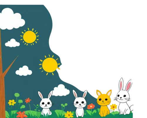 easter background,rabbits and hares,easter banner,background vector,easter rabbits,rabbit family,rabbits,children's background,spring background,springtime background,easter theme,deco bunny,scrapbook clip art,summer clip art,kids illustration,easter card,bunnies,forest animals,game illustration,easter bunting,Art,Classical Oil Painting,Classical Oil Painting 14