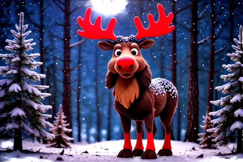 rudolph,reindeer,glowing antlers,rudolf,reindeer from santa claus,christmas deer,reindeers,reindeer polar,blitzen,santa claus with reindeer,christmasbackground,christmas snowy background,winter deer,sleigh with reindeer,sven,christmas wallpaper,christmas background,reindeer head,windigo,christmas trailer,Conceptual Art,Fantasy,Fantasy 26