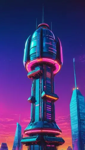 coruscant,electric tower,futuristic landscape,cybercity,technodrome,cybertown,Conceptual Art,Sci-Fi,Sci-Fi 27