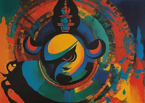 Capture the divine essence of Lord Shiv through an abstract and vibrant artwork.,lord shiva,ganpati,god shiva,ganesha,shiva,vajrasattva,lord ganesha,ganesh,buddha,indian art,lord ganesh,mantra om,kris