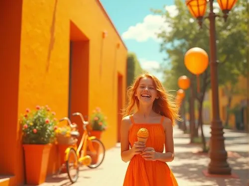 orange,bright orange,orange color,yellow orange,orangy,orange scent,orange trumpet,orange half,fresh orange,naranja,uji,aperol,orangish,oranges,orange petals,garrison,tangerine,orange blossom,oranje,girl in a long dress,Photography,General,Realistic