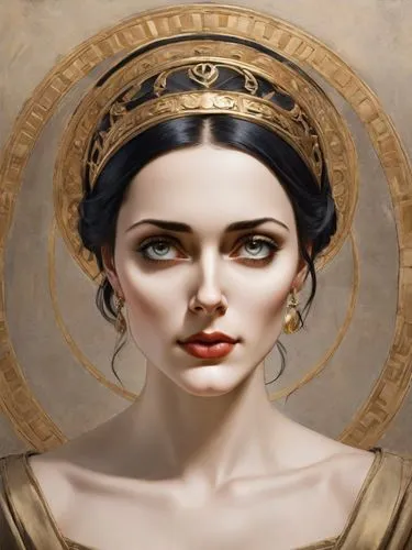 amidala,theodora,art deco woman,frigga,inanna,hecate,sigyn,andromache,drusilla,oerth,poppaea,lucretia,estess,hypatia,amneris,athena,thracian,circe,cleopatra,thyatira,Digital Art,Classicism