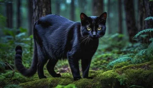 canis panther,hollyleaf cherry,black shepherd,black cat,felidae,forest animal,panther,wild cat,feral cat,jiji the cat,oriental shorthair,feral,halloween black cat,schipperke,forest dark,breed cat,yellow eyes,pet black,american black bear,terrestrial animal,Photography,General,Realistic