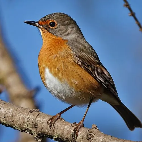 european robin,rufous,erithacus rubecula,robin redbreast,robin,emberiza,bird robin,flame robin,turdus philomelos,song bird,american robin,fringilla coelebs,daurian redstart,redstart,indicatoridae,vink,common redstart,garrison,robin redbreast in tree,songcatcher,Photography,General,Realistic