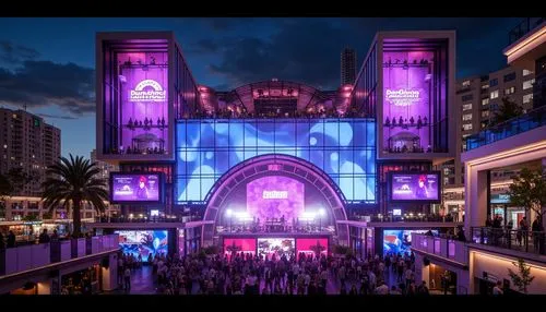 luminato,vivid sydney,cervantino,festival place,cityplace,walt disney center,cne,centralworld,citywalk,gaylord palms hotel,berczy,universal studios singapore,the dubai mall entrance,wanchai,yonge,festival of lights,concert stage,tokyo disneyland,artscape,artprize