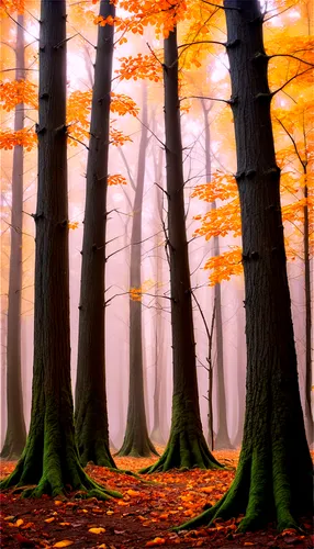 germany forest,beech trees,autumn forest,foggy forest,beech forest,deciduous forest,autumn fog,mixed forest,fairytale forest,forest landscape,autumn trees,fir forest,forest glade,autumn background,enchanted forest,forest of dreams,chestnut forest,forest floor,bavarian forest,golden trumpet trees,Illustration,Retro,Retro 09