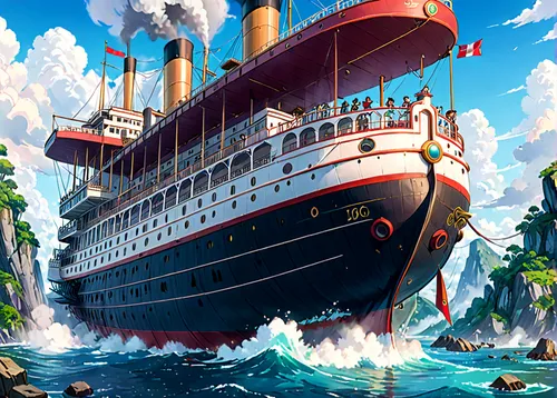 sea fantasy,caravel,ocean liner,reefer ship,troopship,ship releases,factory ship,ship of the line,scarlet sail,galleon,royal mail ship,the ship,ship,shipwreck,old ship,ms island escape,ship travel,galleon ship,victory ship,airships,Anime,Anime,Traditional