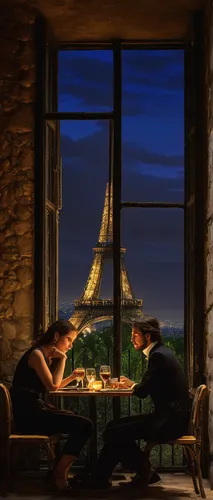 paris cafe,romantic scene,romantic night,romantic dinner,parisian coffee,paris clip art,bistrot,evening atmosphere,dinner for two,paris,romantic meeting,romantic,french digital background,world digital painting,paris balcony,tearoom,eiffel,watercolor paris,romantic portrait,summer evening,Art,Classical Oil Painting,Classical Oil Painting 16