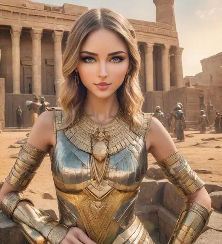 ancient egyptian girl,karnak,athena,cleopatra,goddess of justice,female warrior,artemisia,tutankhamun,gladiator,athene brama,tutankhamen,rome 2,egyptian temple,egyptian,the ancient world,girl in a historic way,pharaonic,warrior woman,pantheon,wonder woman city,Photography,Realistic