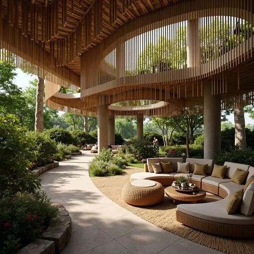 auroville,cochere,amanresorts,wintergarden,tropical house,pergola,cottars,anantara,patios,dunes house,seidler,landscaped,pergolas,mid century modern,patio,mayakoba,mustique,bamboo plants,outdoor furniture,landscape designers sydney