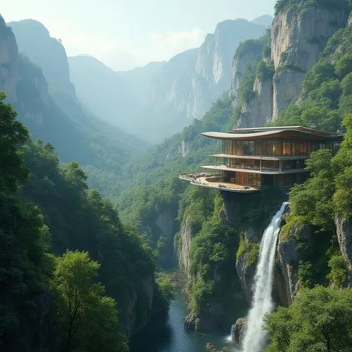 wudang,hushan,fallingwater,house in mountains,asian architecture,tigers nest,house in the mountains,amanresorts,zhangjiagang,huashan,zhangjiajie,shaoming,wuyi,xiangshan,yunnan,teahouse,qinshan,south korea,hanging temple,zhangjiakou,Photography,General,Realistic