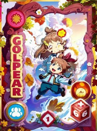 anime poster with two s and a woman, all surrounded by flowers,akko,imagawa,tokaido,diwali banner,cocopa,life stage icon,Anime,Anime,Traditional