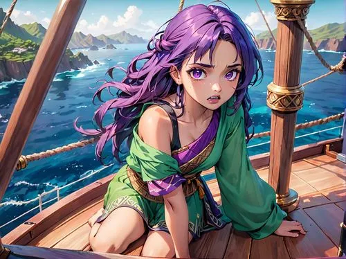 esmeralda,miriya,leela,at sea,violetta,monsoon banner,Anime,Anime,General