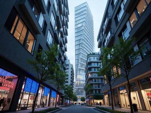 sanlitun,broadgate,aldgate,aldersgate,undershaft,fitzrovia,broadmead,3d rendering,redevelop,mvrdv,azabu,taikoo,xujiahui,urban towers,condos,capitaland,hafencity,residential tower,reclad,crevier