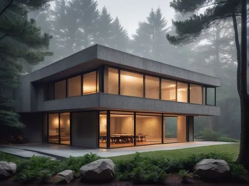 modern house,forest house,modern architecture,cubic house,house in the forest,mid century house,3d rendering,prefab,frame house,render,timber house,electrohome,cube house,renders,snohetta,wooden house,dunes house,contemporary,revit,prefabricated,Art,Artistic Painting,Artistic Painting 08