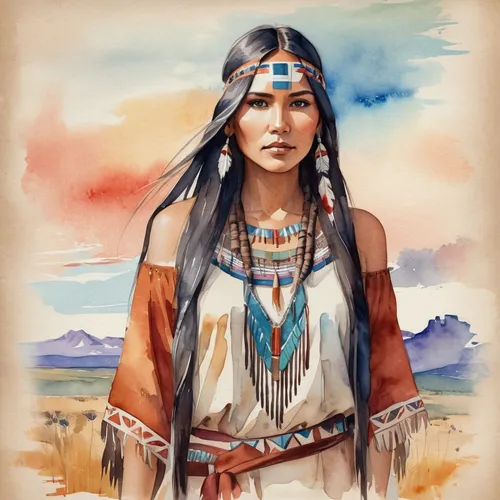 cherokee,american indian,native american,the american indian,pocahontas,amerindien,native,cheyenne,anasazi,first nation,warrior woman,red cloud,buckskin,indian headdress,native american indian dog,tribal chief,aborigine,shamanism,boho art,shamanic,Illustration,Paper based,Paper Based 25