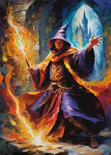 dodge warlock,magus,wizard,fire artist,fire master,mage,the wizard,debt spell,firedancer,flickering flame,dancing flames,prejmer,monk,cauldron,rotglühender poker,art bard,fire dance,gandalf,fire background,pilgrim,Conceptual Art,Oil color,Oil Color 20