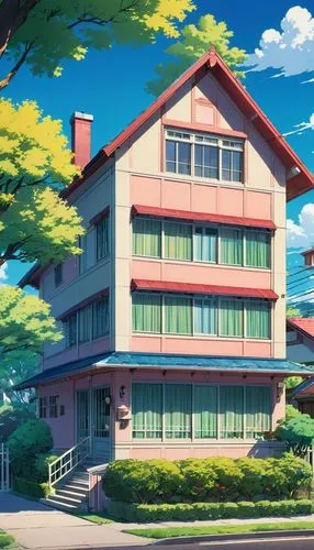 gakuen,kotoko,wakanohana,apartment building,apartment house,shinbo,akano,kyokai,yamashiro,shinran,himeno,nozaki,suzano,apartment complex,rokkaku,hashiba,kinokuniya,clannad,shobaki,kodokan,Illustration,Japanese style,Japanese Style 03